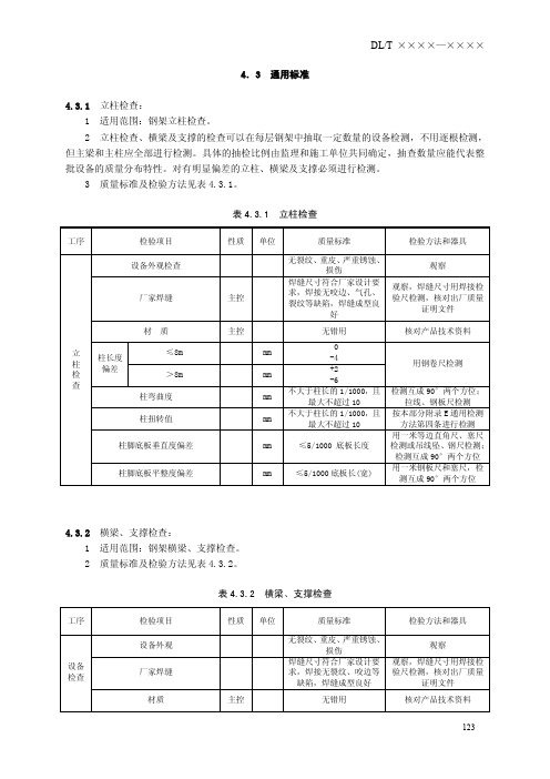 电力建设施工质量验收及评价规程第 部分 锅炉机组 