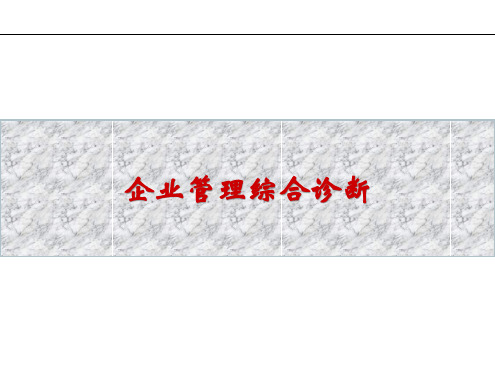 企业管理综合诊断报告(PPT34页).pptx