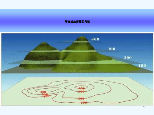 高三一轮复习-等高线地形图的综合判读和应用