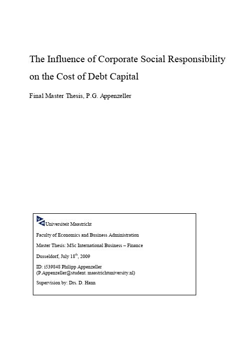 The_Influence_of_Corporate_Social_Responsibility_on_the_Cost_of_Debt_Capital