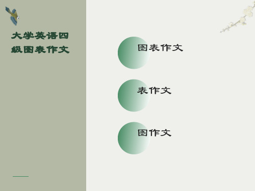 大学英语四级图表类写作