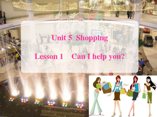 鲁科版四年级英语下册Unit 5《Lesson 1 Can I help you》公开课课件