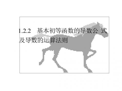 基本初等函数的导数公式及导数的运算法则(中学课件201908)