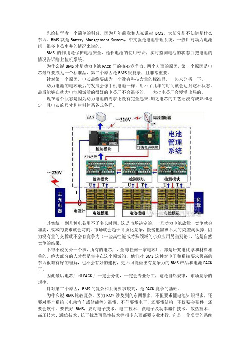 锂离子动力电池PACK部BMS系统