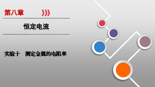 2021届高三一轮复习物理资料实验8测定金属的电阻率PPT教学课件