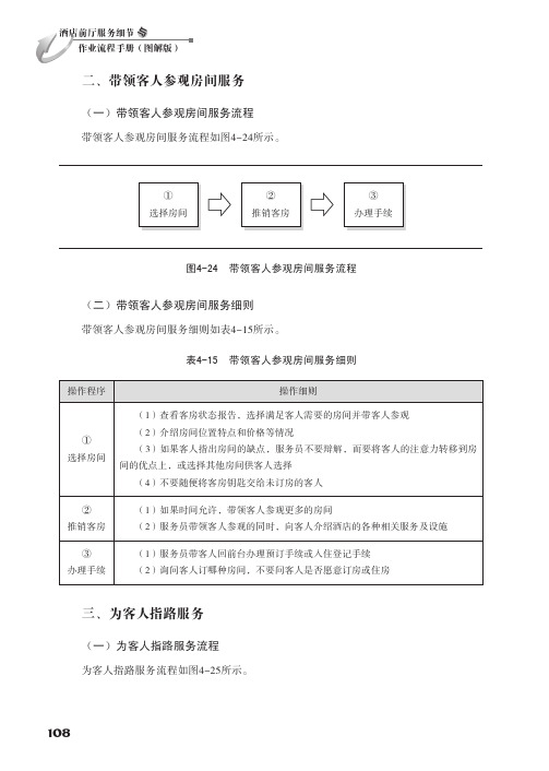 为客人指路服务_酒店前厅服务细节与作业流程手册（图解版）_[共2页]