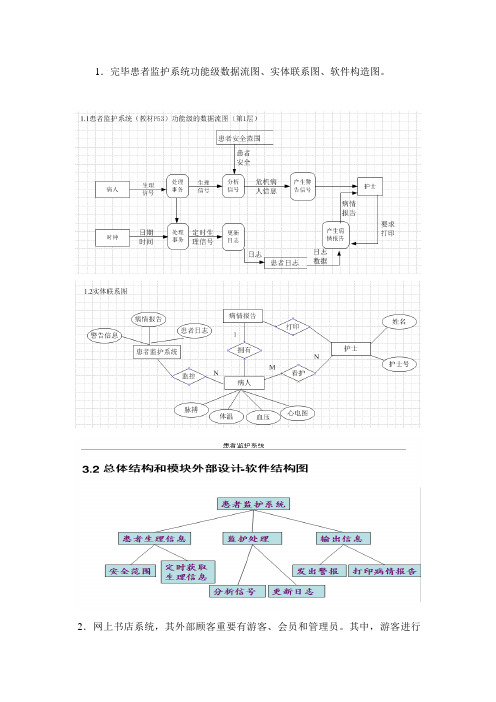 软件重点工程各种图的画法考试必备