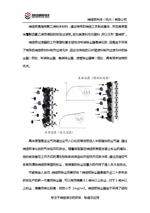 烧结板除尘器效果好吗？