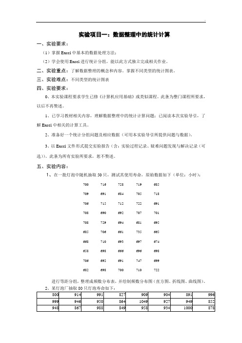 概率论与数理统计上机题目及答案