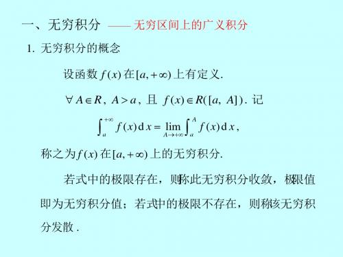 微积分学广义积分敛散性判别01429