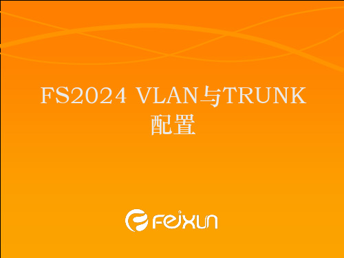 VLAN与TRUNK配置