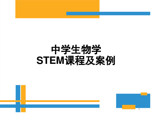 生物学STEM课程及案例ppt课件