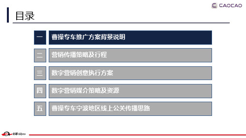 某专车宁波地区线上推广项目应标书模板