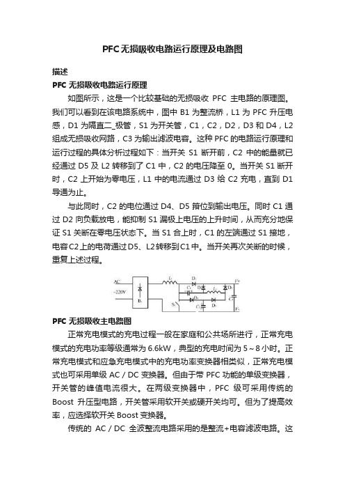 PFC无损吸收电路运行原理及电路图