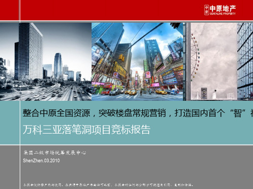 某地区项目管理及策划管理知识竞标分析报告(PPT 129页)