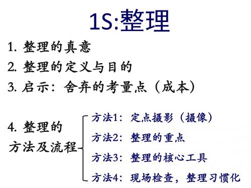 6s精益管理课件(PPT 40张)