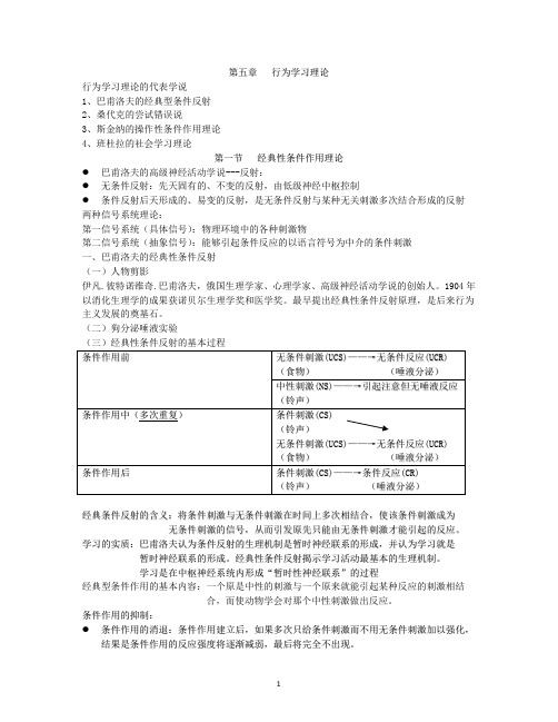 当代教育心理学5-7章考点