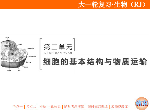 高中生物一轮复习细胞膜(含流动镶嵌模型)与细胞核