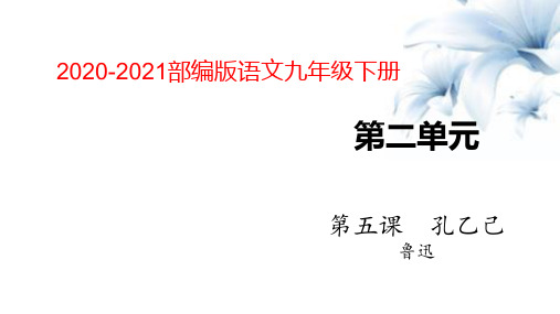 九年级语文部编版下册《孔乙己》课件PPT