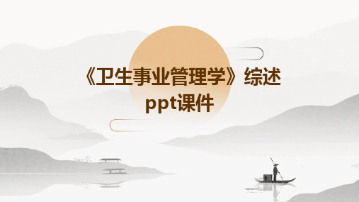 《卫生事业管理学》综述PPT课件