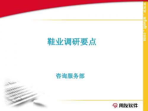 最新-鞋业调研要点-PPT文档资料