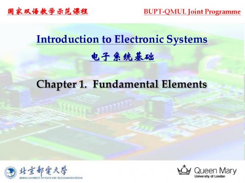 Chapter 1.  Fundamental Elements