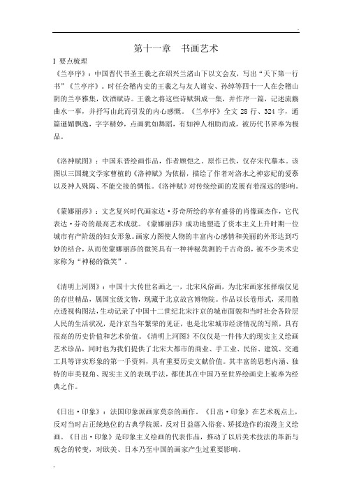 考研MTI翻译硕士口笔译11书画艺术(1)