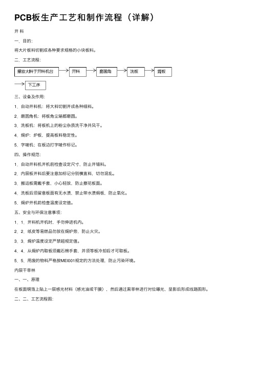 PCB板生产工艺和制作流程（详解）