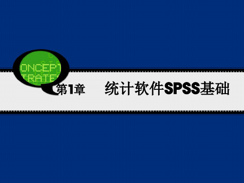 spss教程——第1章,spss19.0基础知识讲解