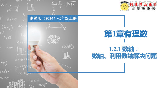 1.2.1数轴：数轴、利用数轴解决问题(同步课件)(浙教版2024)