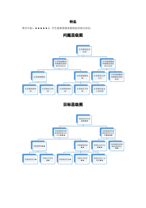 高中化学1.2钠盐(教师版)