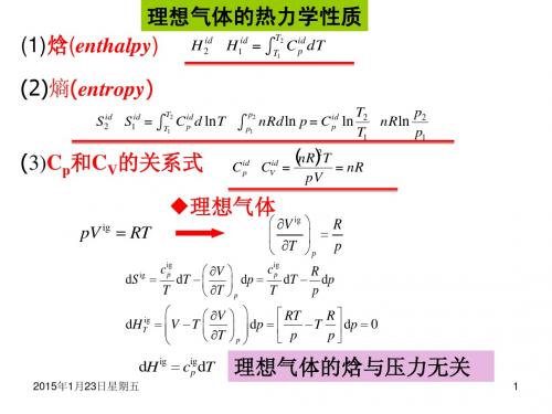 化工热力学总结