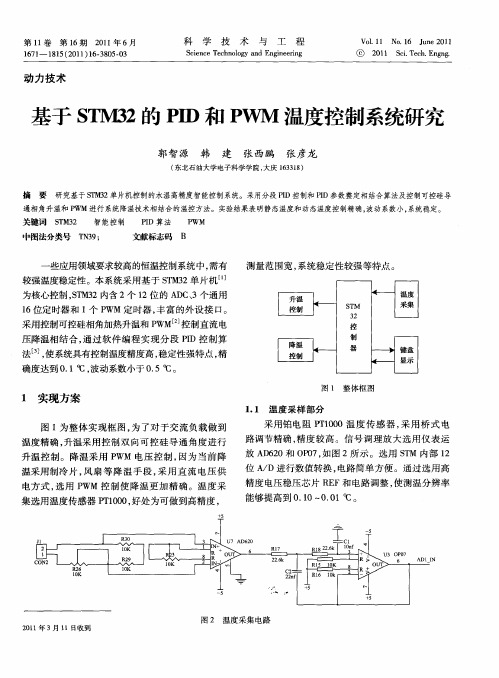 基于STM32的PID和PWM温度控制系统研究