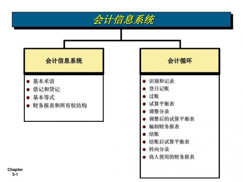 会计信息系统和会计循环