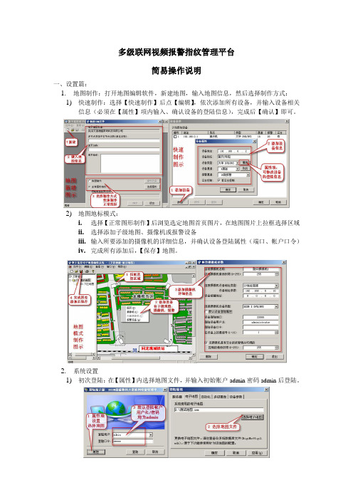 管理平台简易操作说明