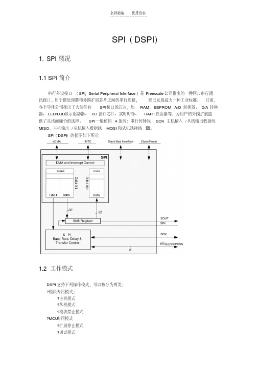 SPI读书笔记