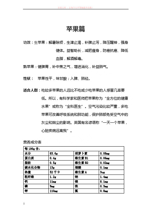 10种水果配方(无图片)