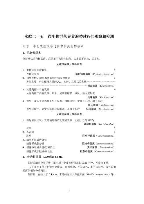 实验二十五  微生物群落异养演替过程的观察和检测