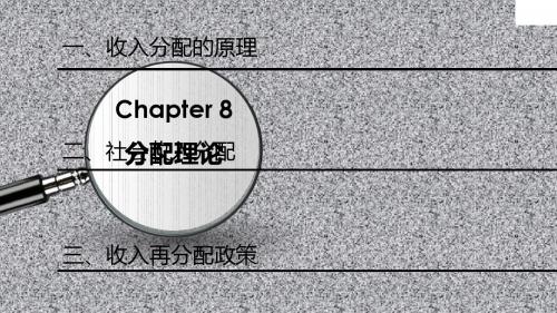 西方经济学课件第八章分配理论