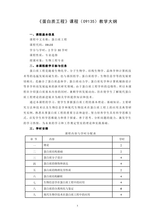 09135蛋白质工程