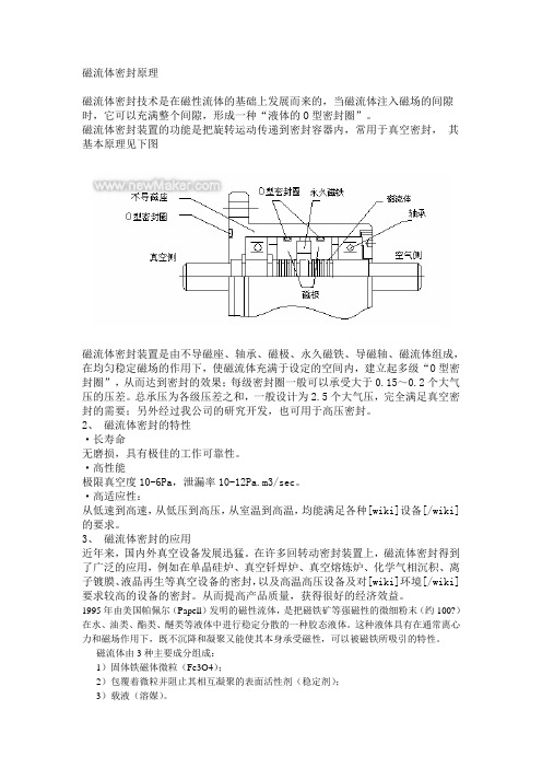 磁流体密封原理