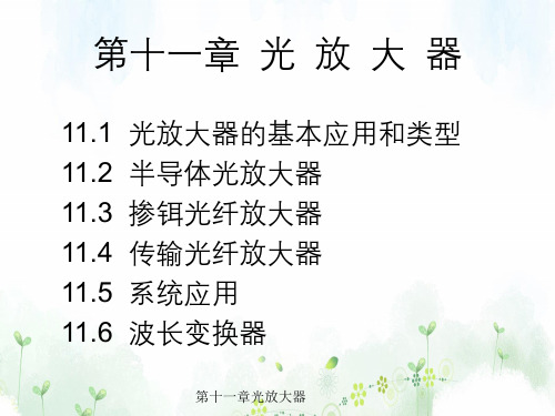 第十一章光放大器