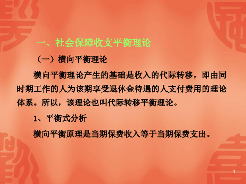 第三章补充课件 社会保障基金财务模式.ppt