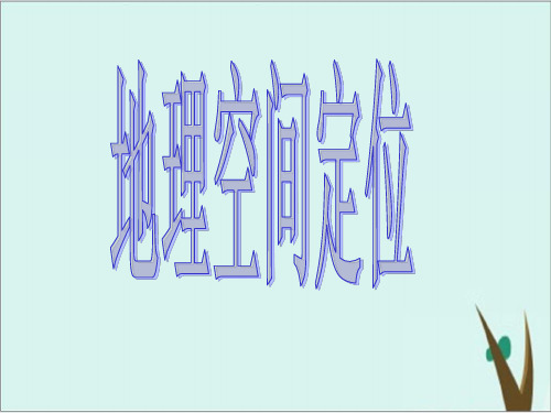 高考地理复习地理空间定位课件完美版