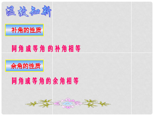 七年级数学下册 8.4 对顶角课件 (新版)青岛版