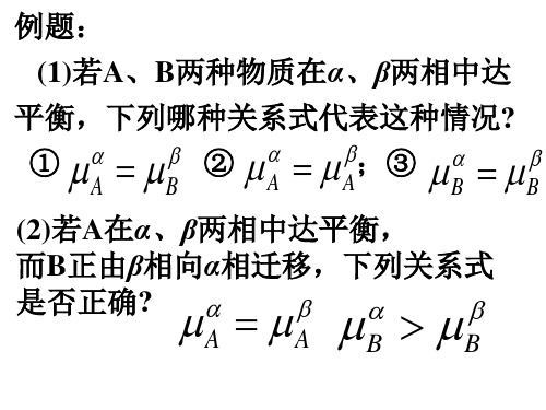 物理化学 化学平衡