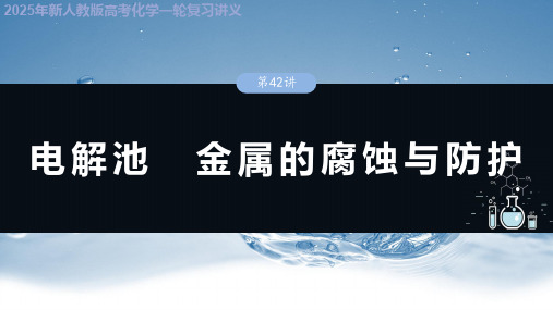 2025年新人教版高考化学一轮复习讲义 第十章 第42讲 电解池 金属的腐蚀与防护