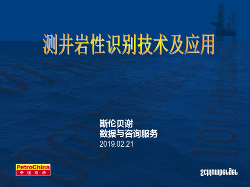 斯伦贝谢-测井岩性识别技术与应用(1)32页PPT文档