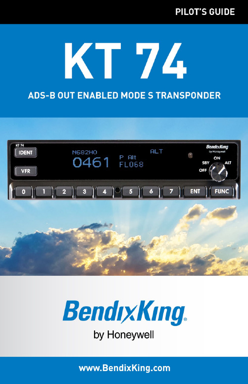 BendixKing KT 74 ADS-B OUT ENABLED MODE S TRANSPON