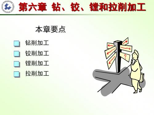 机械制造技术基础第6章  z钻、铰、镗和拉削加工